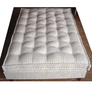 Matelas 2 faces - LAINE et COTON Fabriqué Main - 2 places