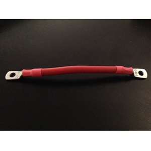 Cordon de batterie, 16mm², 25cm, cosse M8, rouge