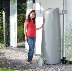 Réservoir eau de pluie ELEGANCE 400L Gris - GARANTIA