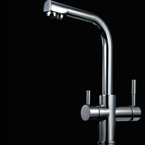 Robinet mitigeur 90° chromé avec sortie «Eau filtrée» - HYDROPURE MIT90