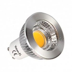 Spot LED 6W GU 10 dimmable COB Blanc chaud