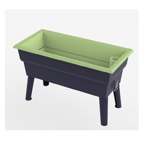 Jardinière Calipso MINI 40L gris/turquoise
