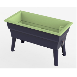 Jardinière Calipso MINI 40L gris/tilleul