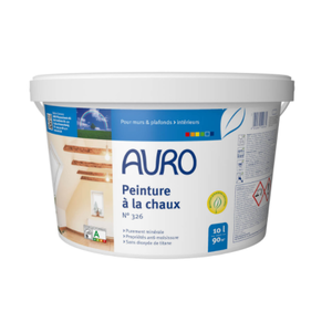 Peinture murale à la chaux blanche AURO N°326 / 10l