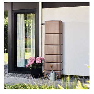 Réservoir eau de pluie mural SLIM 300L Taupe - GARANTIA